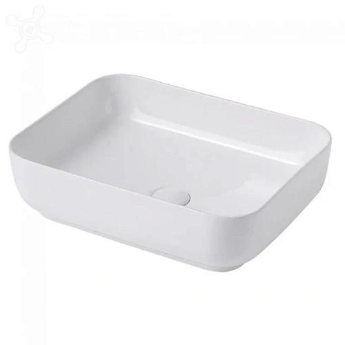 Раковина Abber Rechteck 50 см белая - фото 1