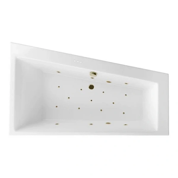 Ванна гидромассажная Excellent Sfera Slim Relax 170 x 100 см, правая, белый/бронза, WAEX.SFP17S.RELAX.BR (детальная фотография), акриловые