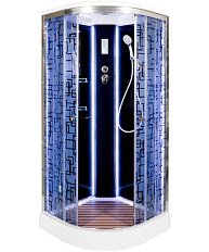 Душевая кабина Deto BM 90х90 см с led подсветкой