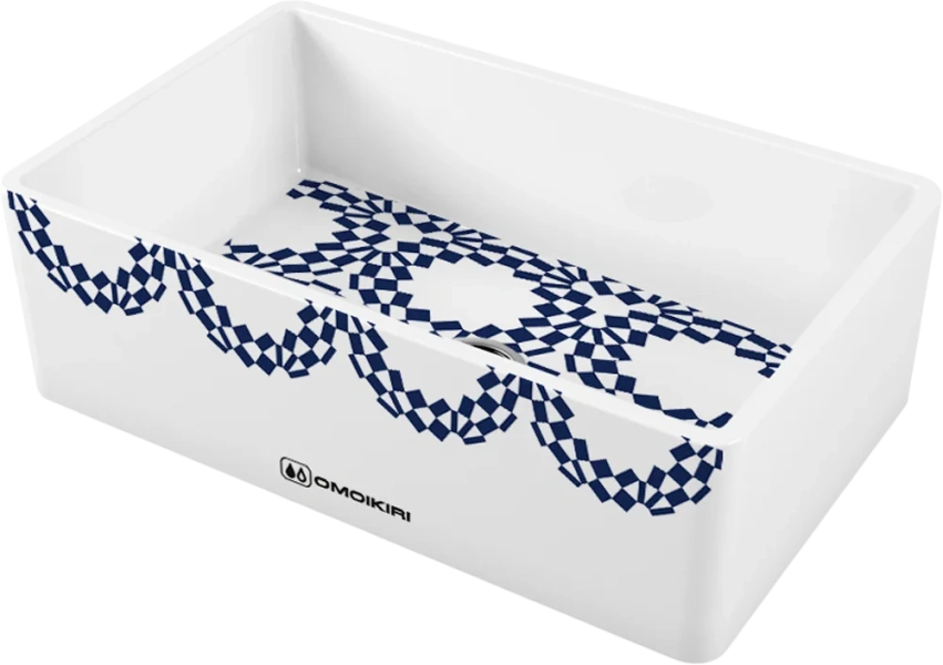 Мойка для кухни Omoikiri Mikura 76-TOKYO 2 76 см белая 4993173 (детальная фотография)