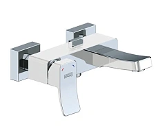 Смеситель для ванны WasserKRAFT Aller хром/белый