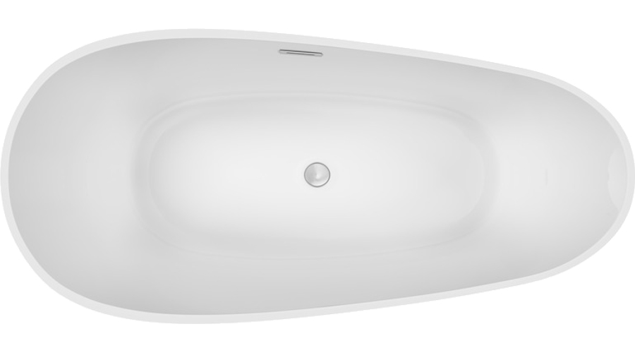 Ванна акриловая Sancos Avocado 170x80 см отдельностоящая FB18 (детальная фотография), современныe, hi-tech