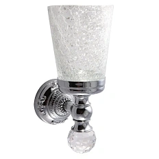 Стакан для ванной Migliore Cristalia хром