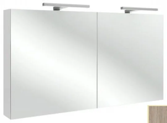 Зеркальный шкаф с подсветкой Jacob Delafon 120 см квебекский дуб EB798RU-E10 (детальная фотография)