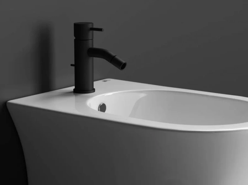 Биде напольное Ceramica Nova Star белое CN1906 (детальная фотография), напольные, приставные index_1