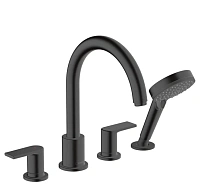 Смеситель для ванны Hansgrohe Vernis Shape черный
