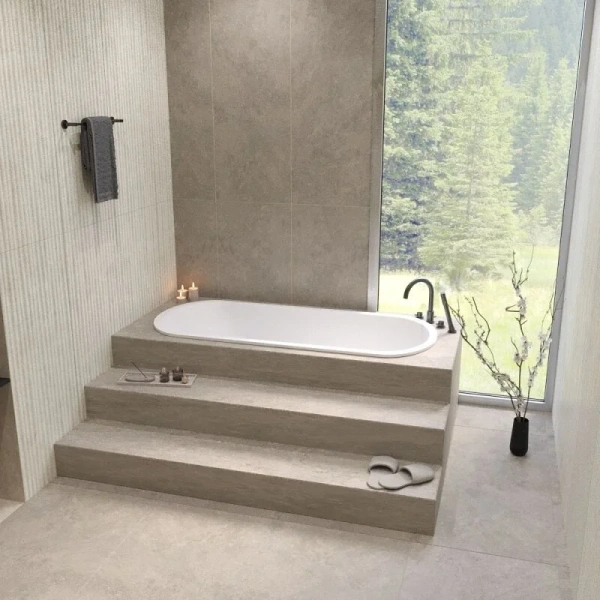 Ванна из искусственного камня Whitecross Jess 0223.170071.200, 170x71 см, цвет белый матовый (детальная фотография), 170х70