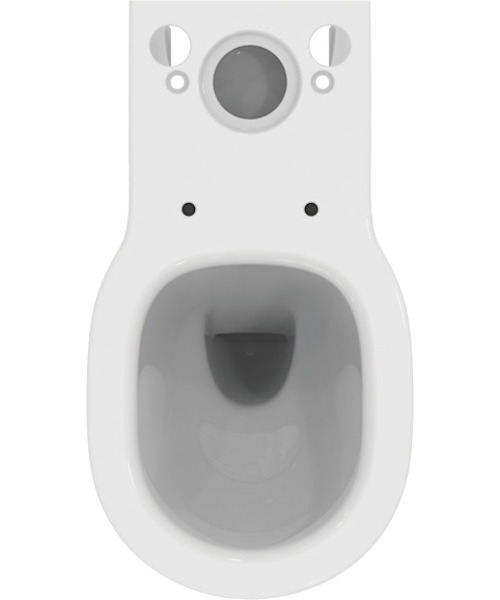 Чаша для унитаза-компакта Ideal Standard Connect Air белая, технология AquaBlade E013701 (детальная фотография), современные, hi-tech, круглые