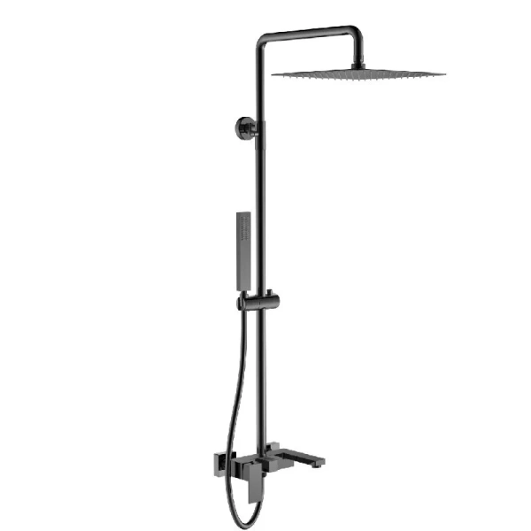 Душевая стойка Boheme Qubic графит глянцевый 478-SGM (детальная фотография)