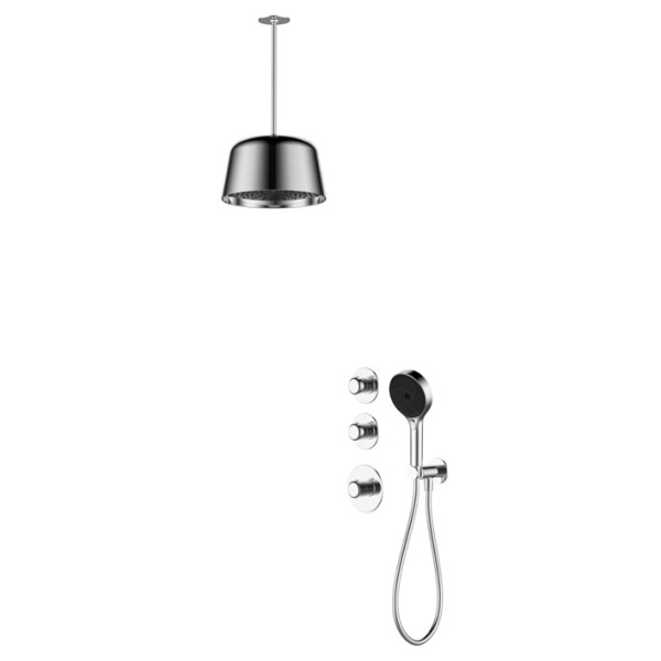 Душевой комплект ALTROBAGNO Ricco 040423 хром ALTROBAGNORicco040423Cr (детальная фотография)