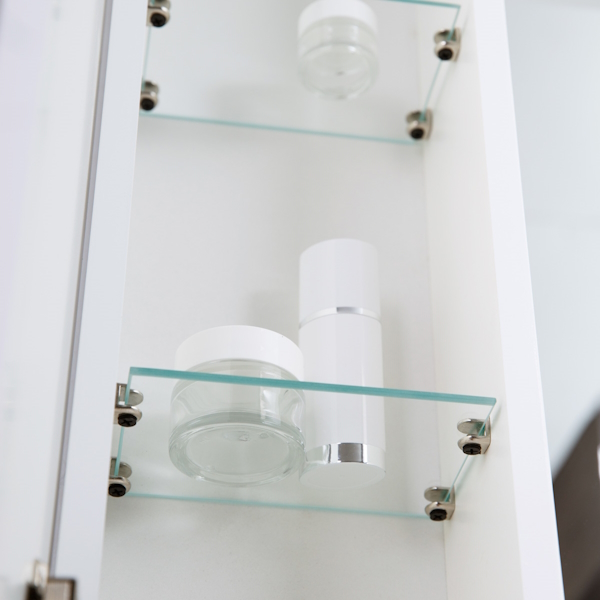 Зеркальный шкаф с подсветкой BelBagno Marino 70 см левосторонний MARINO-SPC-700/750-1A-BL-P-L (детальная фотография) index_1