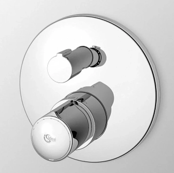 Смеситель для душа Ideal Standard Melange A4721AA с внутренней частью (детальная фотография), современные, hi-tech