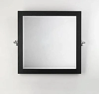 Зеркало для ванной, рама из массива дуба тёмного цвета, фурнитура хром, Devon&Devon Tilting