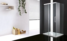 Душевой уголок Cezares Premier-Soft 150х90 см профиль хром