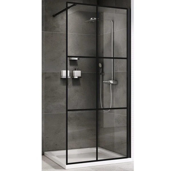 Душевая перегородка Abber Immer Offen 120 см стекло прозрачное AG62120B (детальная фотография)