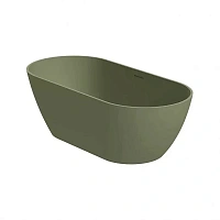 Ванна из искусственного камня Riho Bilbao, B118001Z22, 170 x 80 см, цвет зелёный мох