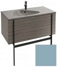 Тумба под раковину подвесная Jacob Delafon Nouvelle Vague 100 см аквамарин