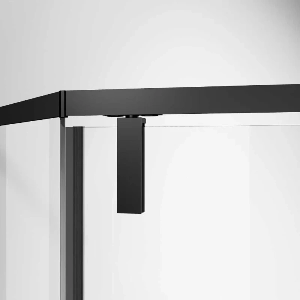 Душевой уголок Vincea Slim-N 100х100 см профиль черный VSP-4SN100CLB (детальная фотография), черные