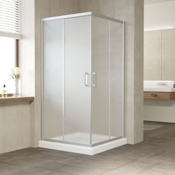 Душевой уголок стекло сатин Vegas-glass ZA 100 10 (детальная фотография), современные, hi-tech