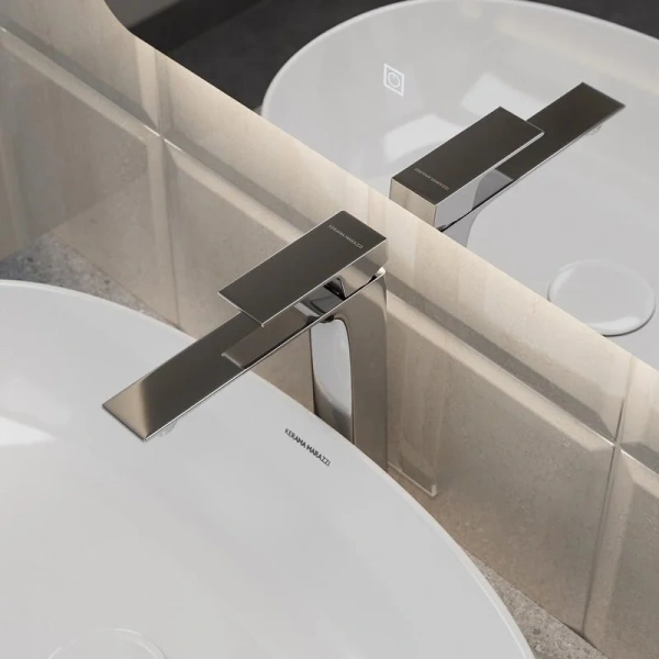 Смеситель для раковины Kerama Marazzi Fioretto хром V2CR205LLKM (детальная фотография), хром