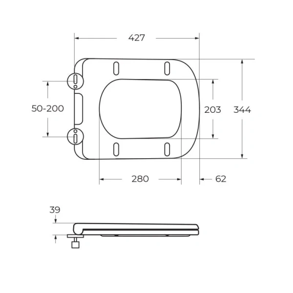 Унитаз подвесной BelBagno Ardente-R безободковый BB520CHR/SC (детальная фотография), без бачка, со скрытым бачком