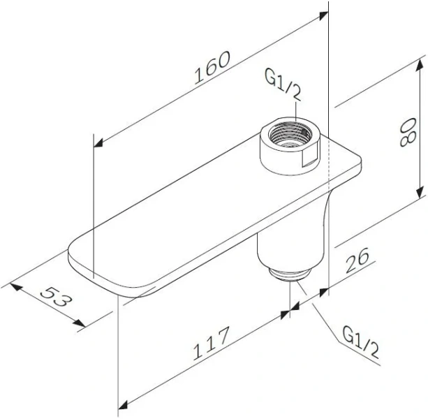 Излив поворотный на ванну Am.Pm хром  F50A70900 (детальная фотография) index_1