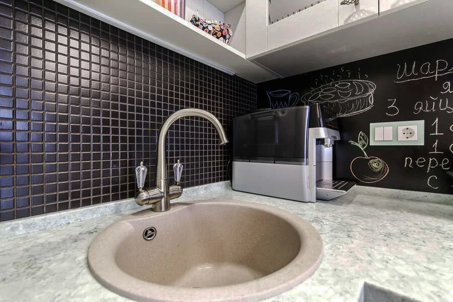 Мойка для кухни Omoikiri Yasugata 48R-SA 48 см бежевая 4993132 (детальная фотография), из искусственного гранита