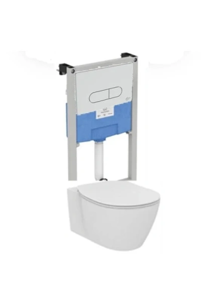 Унитаз с инсталляцией Ideal Standard Prosys Connect с механической панелью смыва R030701 (детальная фотография)