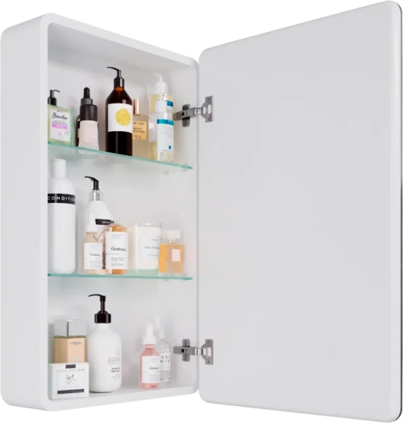 Зеркальный шкаф с подсветкой Lemark Element 50 см 1 дверный LM50ZS-E (детальная фотография), 50 см