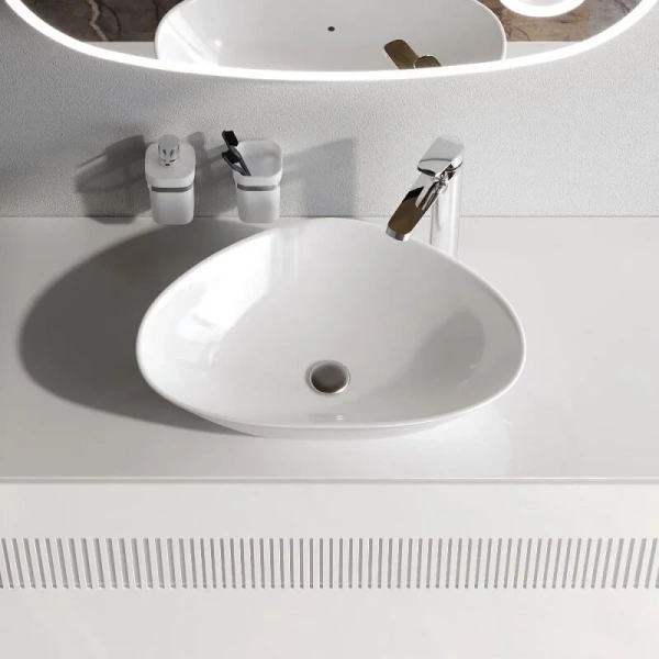 Раковина Am.Pm Func 60 см белая M8FWCC50600WG (детальная фотография), белые