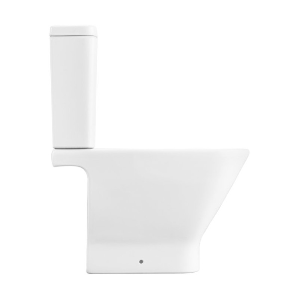 Унитаз компакт Roca The Gap 342477000 горизонтальный выпуск (детальная фотография), с бачком