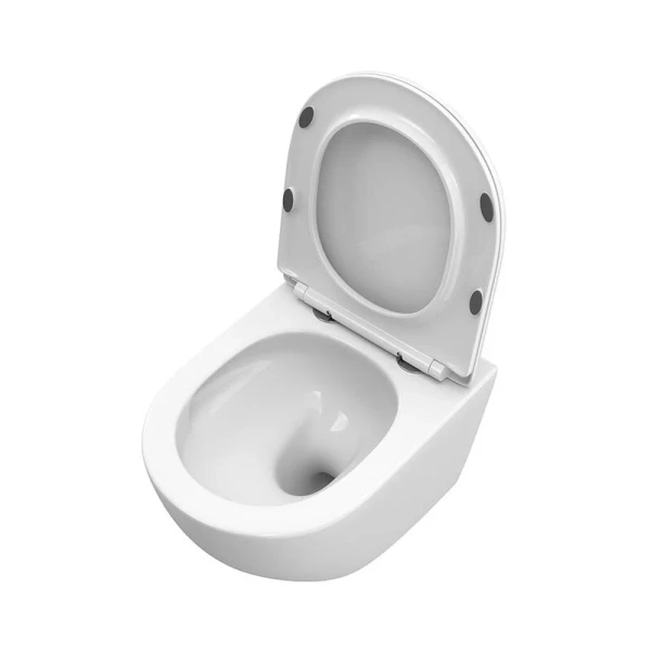 Унитаз подвесной BelBagno Uno с сиденьем микролифт BB5177CH-TOR/SC (детальная фотография), фаянс, керамика