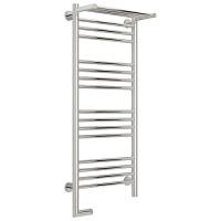 Полотенцесушитель электрический левый, с полкой цвет без покрытия Сунержа Богема 2.0 1000х400