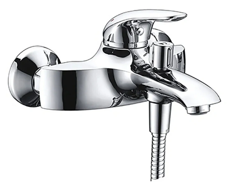 Смеситель для ванны WasserKRAFT Rossel с коротким изливом 2801 (детальная фотография)