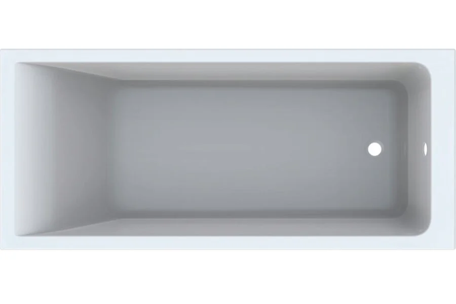 Ванна акриловая Geberit Renova Plan 554.305.01.1, 170 х 75 см, белая (детальная фотография), акриловые