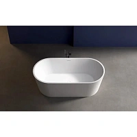 Ванна акриловая Abber 170x80 см белая матовая