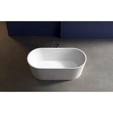 Ванна акриловая Abber 170x80 см белая матовая