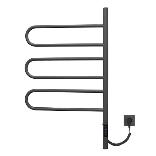 Полотенцесушитель электрический Vincea 44х80 см графит - фото 3
