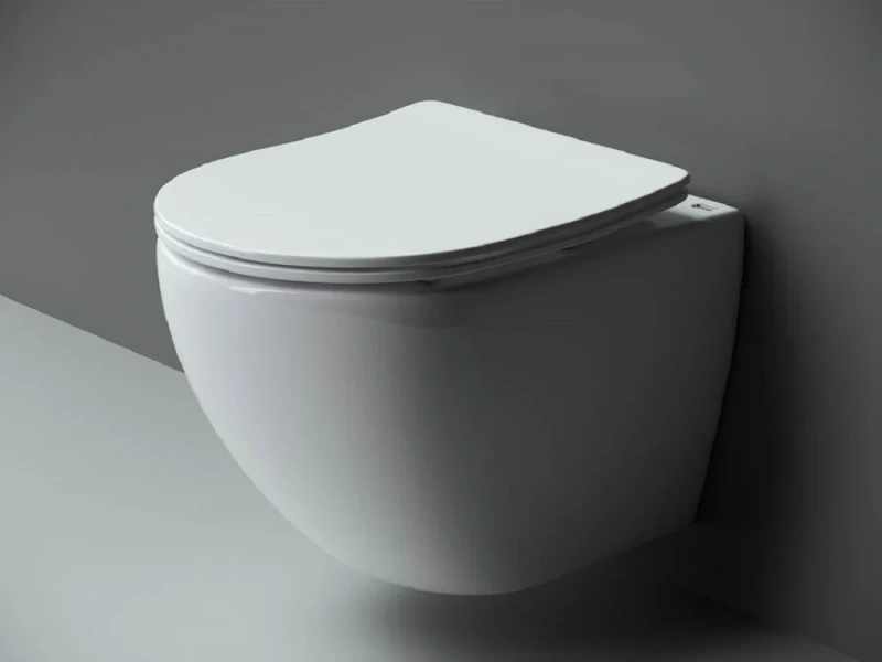 Унитаз с инсталляцией Ceramica Nova Metropol кнопка хром CN4002_1002CH_1000 (детальная фотография), подвесные, с инсталляцией index_1