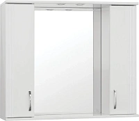 Зеркальный шкаф с подсветкой Style Line Панда 100 см белый