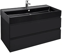 Тумба под раковину подвесная Jacob Delafon Madeleine 100 см черная матовая