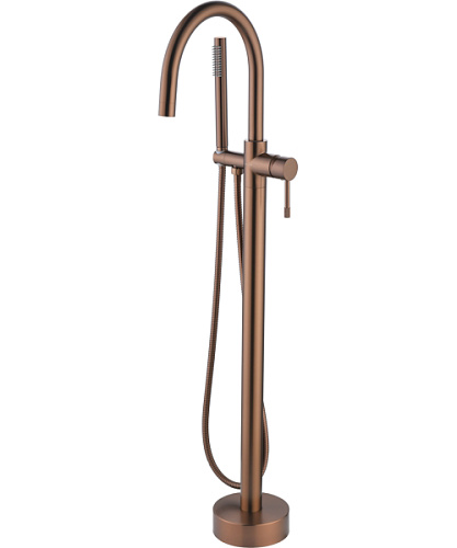 Смеситель для ванны Boheme Uno брашированная бронза - фото 14