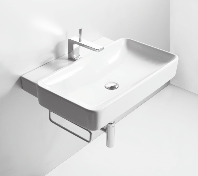 Раковина, цвет белый, Simas Flow FL 01 BI (детальная фотография) index_1