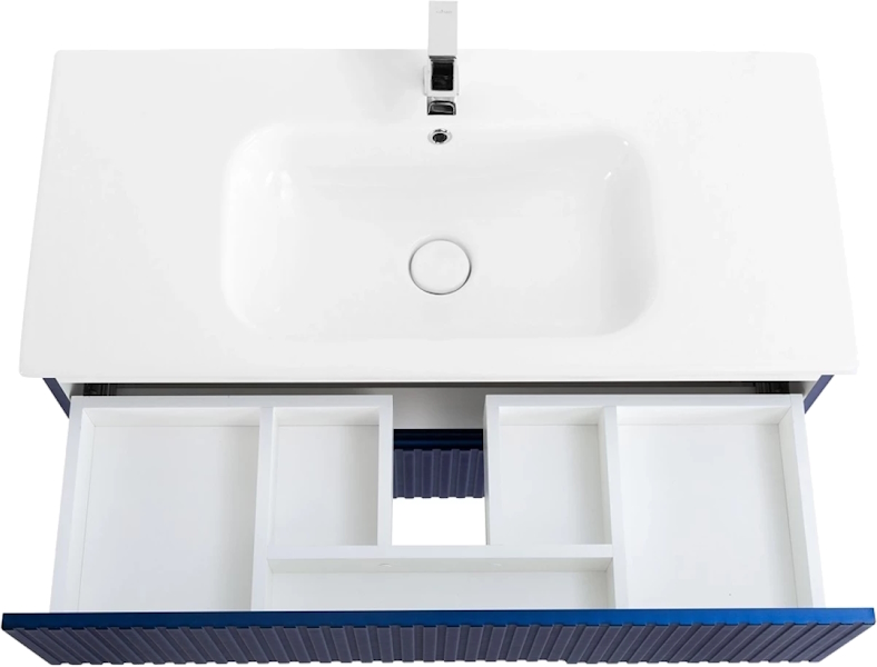 Тумба под раковину подвесная Cezares Duet 80 см sapfiro DUET-800-2C-SO-SPF-P (детальная фотография), другие