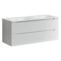 Тумба под раковину подвесная Sancos Norma 2.0 120 см белый глянец