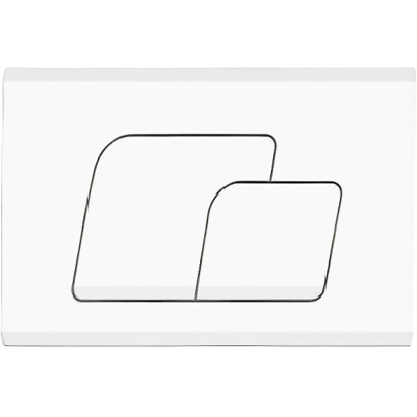 Клавиша смыва Ceramalux белая MC-014 (детальная фотография)