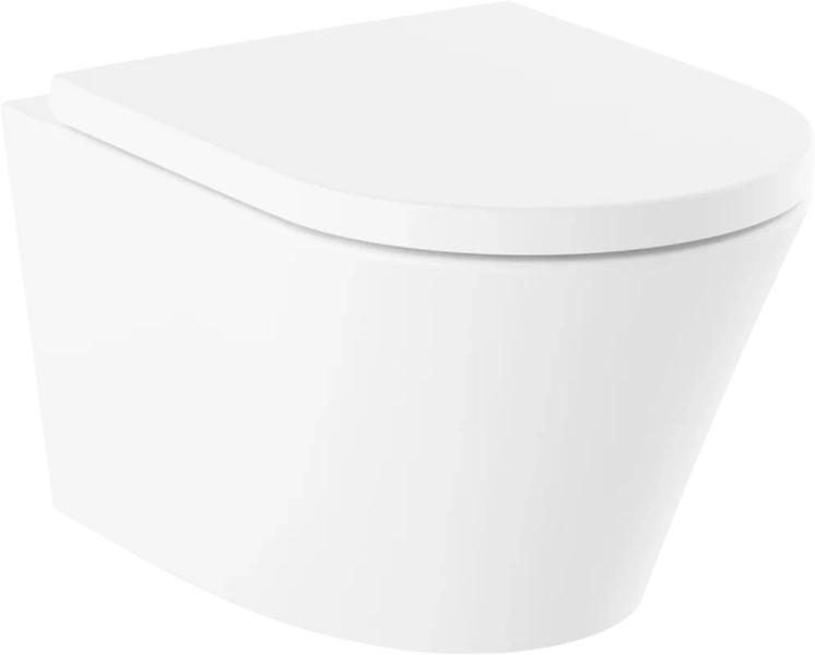 Унитаз подвесной Lavinia Boho Biore с сиденьем микролифт 3304003R (детальная фотография)