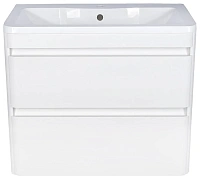 Тумба под раковину подвесная Style Line Атлантика 80 см белая