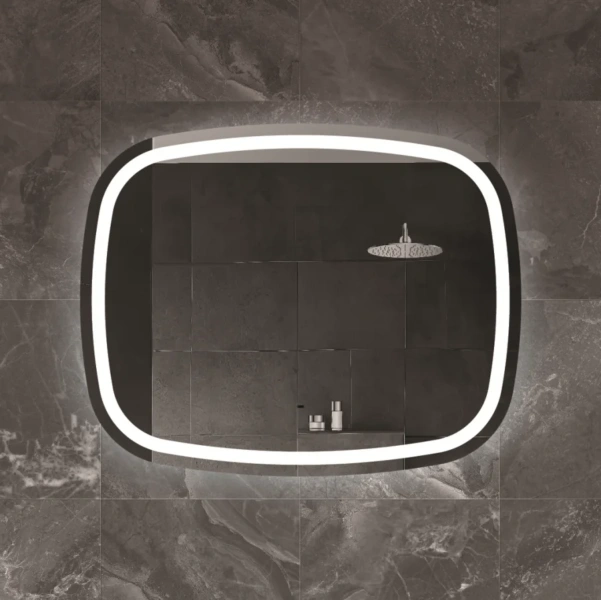 Зеркало с подсветкой Cezares Molveno 100 см с датчиком движения CZR-SPC-MOLVENO-1000-800-MOV (детальная фотография), прямоугольные