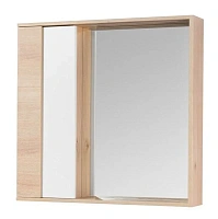 Зеркальный шкаф с подсветкой Акватон Бостон 75 см дуб эврика